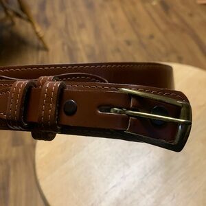 Justin belt Top Grain Cowhide MADE in the USA 38 R7